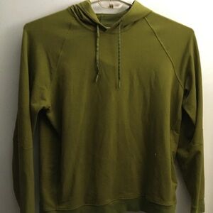 Men’s Lululemon Pullover Hoodie Size XXL Tag Green Drawstring